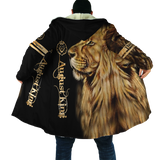 Custom Name August King Lion 3D All Over Printed Unisex Shirt