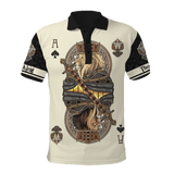 King Ace Spade Lion Poker 3D All Over Printed Unisex Shirts