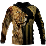 God Bless American - Lion Over  Unisex Shirts