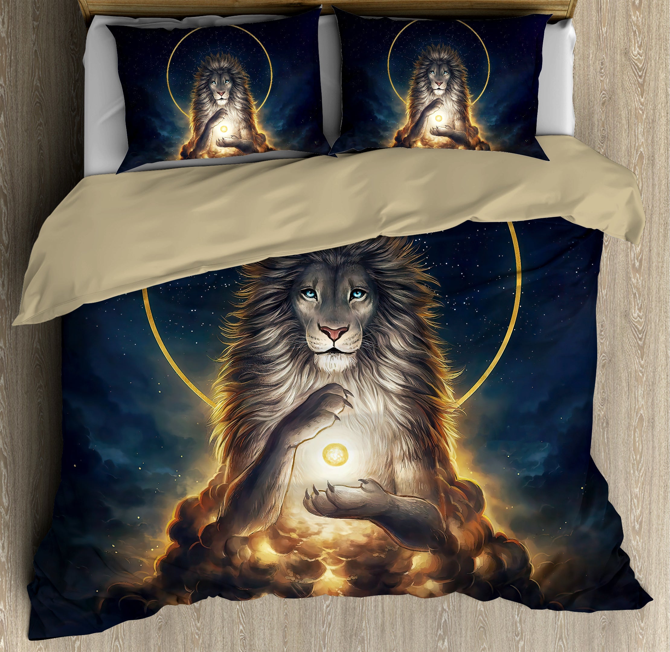 Magical Lion God Bedding Set