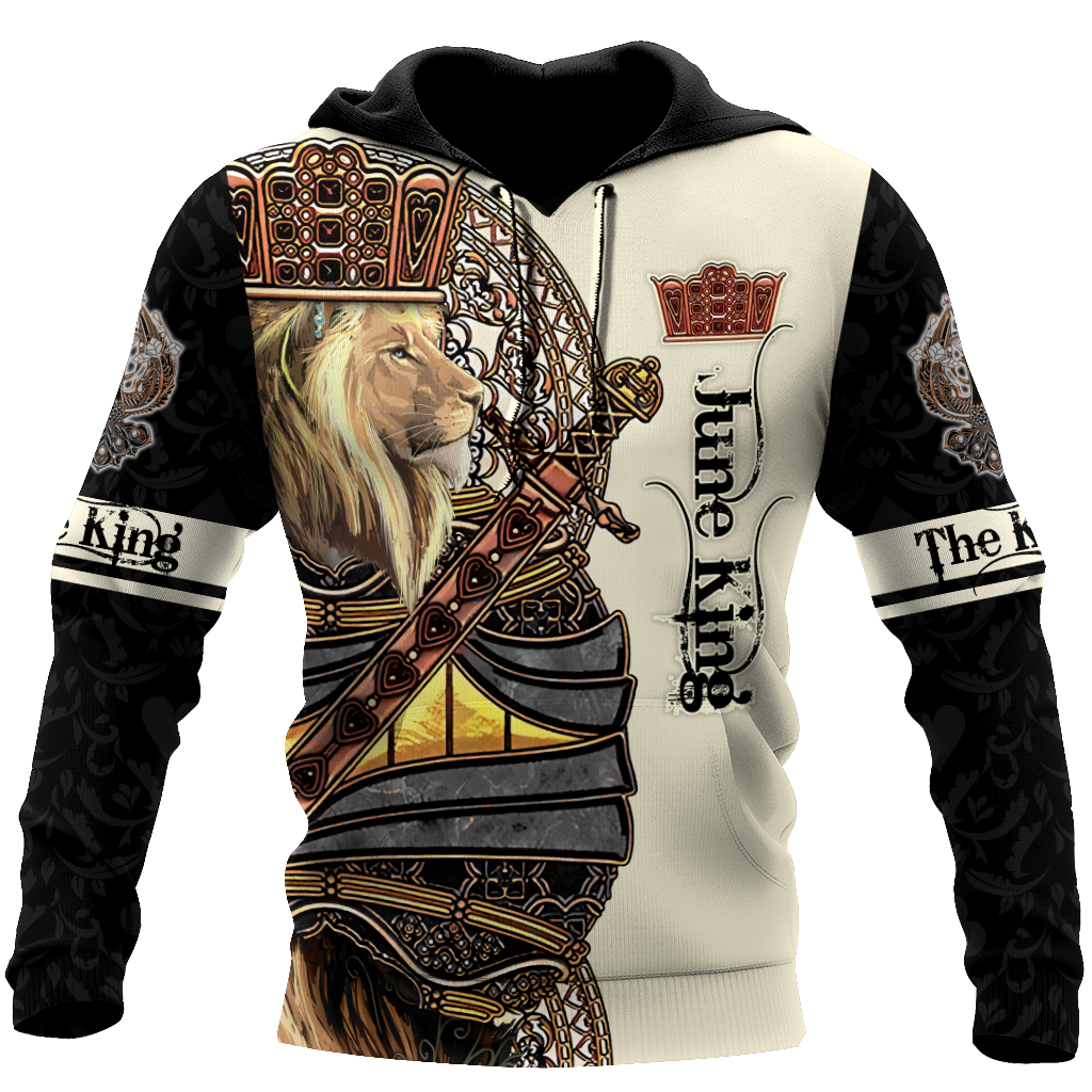 June King Lion 3D All Over Printed Unisex Shirts