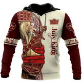 July King Lion Royal  3D All Over Printed Unisex Shirts