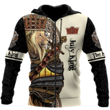July Black King Lion  3D All Over Printed Unisex Shirts