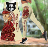 May Lion Queen Poker 3D All Over Printed shirt for Women