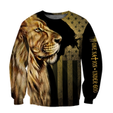 God Bless American - Lion Over  Unisex Shirts