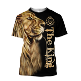 King Lion 3D All Over Printed Unisex Shirts