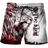 Alpha King Lion Tattoo 3D All Over Printed Unisex Shirt