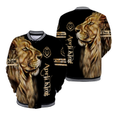 Custom Name April King Lion  3D All Over Printed  Unisex Shirts