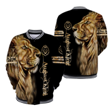 Custom Name August King Lion 3D All Over Printed Unisex Shirt