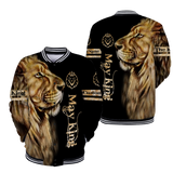 Custom Name May King Lion  3D All Over Printed Unisex Shirts