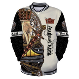 August Black King Lion 3D All Over Printed Shirts For Men and Women
