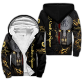 Custom Name Lion Warrior 3D All Over Printed Unisex Shirts