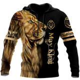 Custom Name May King Lion  3D All Over Printed Unisex Shirts