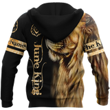 Custom Name June King Lion  3D All Over Printed Unisex Shirts