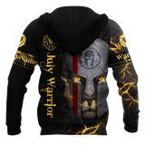 July Spartan Lion Warrior 3D All Over Printed Unisex Shirts