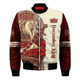 Custom Name December King Lion  3D All Over Printed Unisex Shirts