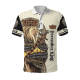 December Black King Lion  3D All Over Printed Unisex Shirts