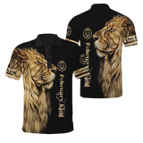 Custom Name February King Lion  3D All Over Printed  Unisex Shirt