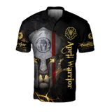 April Spartan Lion Warrior 3D All Over Printed Unisex Shirt