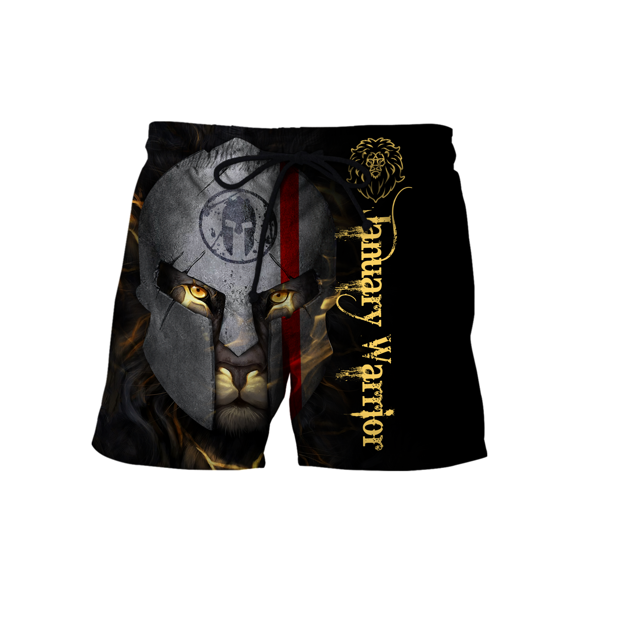 January Spartan Lion Warrior 3D All Over Printed Unisex Shirts