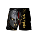 April Spartan Lion Warrior 3D All Over Printed Unisex Shirt