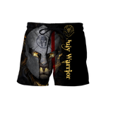 July Spartan Lion Warrior 3D All Over Printed Unisex Shirts