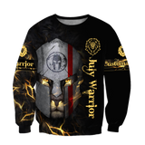 July Spartan Lion Warrior 3D All Over Printed Unisex Shirts