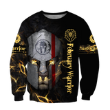February Spartan Lion Warrior 3D All Over Printed Unisex Shirts