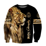 Custom Name January King Lion  3D All Over Printed  Unisex Shirt