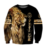 Custom Name October King 3D All Over Printed Unisex Shirts