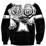 Lion vs Tiger Warrior Tattoo  3D All Over Printed  Unisex Shirts