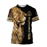 Custom Name September King Lion  3D All Over Printed Unisex Shirts