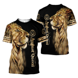 August Lion Queen 3D All Over Printed Shirt for Women