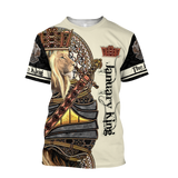 January Black King Lion  3D All Over Printed  Unisex Shirts
