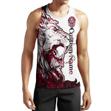 Custom Name The Red Alpha King Lion Tattoo 3D All Over Printed Unisex Shirt