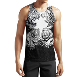 Lion vs Tiger Warrior Tattoo  3D All Over Printed  Unisex Shirts