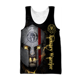 January Spartan Lion Warrior 3D All Over Printed Unisex Shirts
