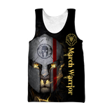 March Spartan Lion Warrior 3D All Over Printed Unisex Shirts
