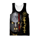 August Spartan Lion Warrior 3D All Over Printed Unisex Shirt