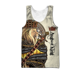 August Black King Lion 3D All Over Printed Shirts For Men and Women