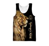 Custom Name January King Lion  3D All Over Printed  Unisex Shirt