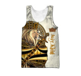 July King Lion 3D All Over Printed Unisex Shirts