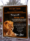 Lion Dad's Love blanket