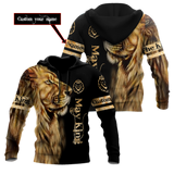 Custom Name May King Lion  3D All Over Printed Unisex Shirts